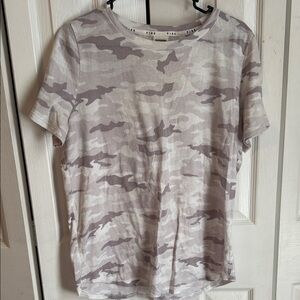 Victoria's Secret Purple Camo Short Sleeve Tee